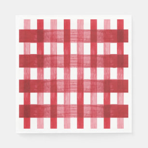 Serviette En Papier Cuisine Pinch of Love Soirée Rouge