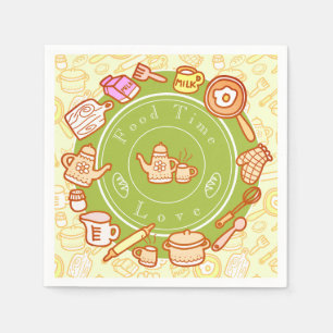 Serviette En Papier Cuisine verte