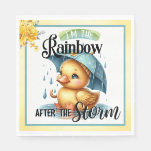 Serviette En Papier Cute Baby shower canard en caoutchouc