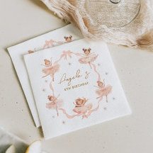 Cute Ballerinas Invitation Anniversaire