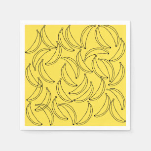 Serviette En Papier Cute bananes Papier serviettes