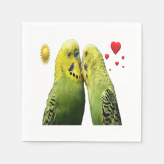 Serviette En Papier Cute Budgie Design