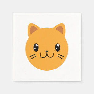 Serviette En Papier Cute chat