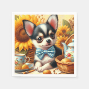 Serviette En Papier Cute Chihuahua Puppy