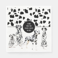 Cute Dalmatiens Noir & Blanc Zones Joyeuses