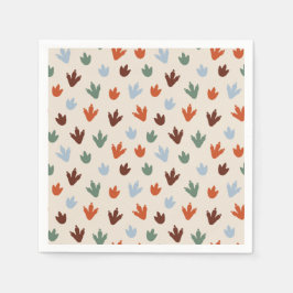 Serviette En Papier Cute Dinosaur Anniversaire