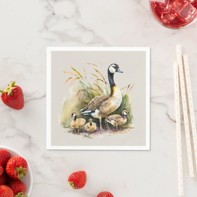 Serviette En Papier Cute ducks lake house cabine party (En situation)