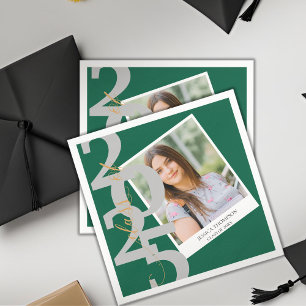 Serviette En Papier Cute Green Promotion 2026 Photo Fête de Remise des