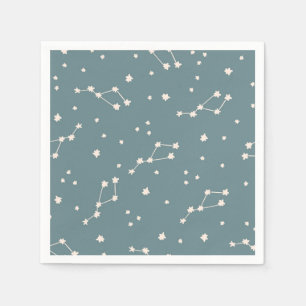 Serviette En Papier Cute Motif Sky Constellation