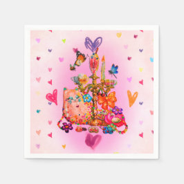 Serviette En Papier Cute Pastel