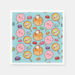 Serviette En Papier Cute sucrée kawaii