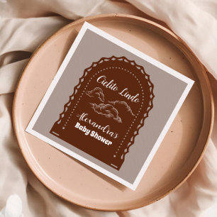 Serviette En Papier Cute Terracotta Mexicaine Cielito Lindo Baby showe