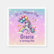 Cute Unicorn Girls Anniversaire