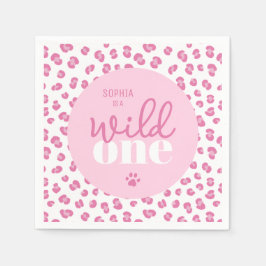 Serviette En Papier Cute Wild One Girl 1er anniversaire fête