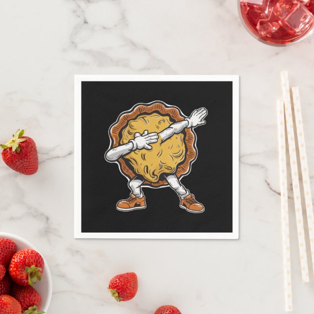 Serviette En Papier Dabing Citrouille Pie Thanksgiving Day (En situation)