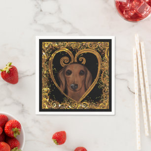 SERVIETTE EN PAPIER DACHSHING