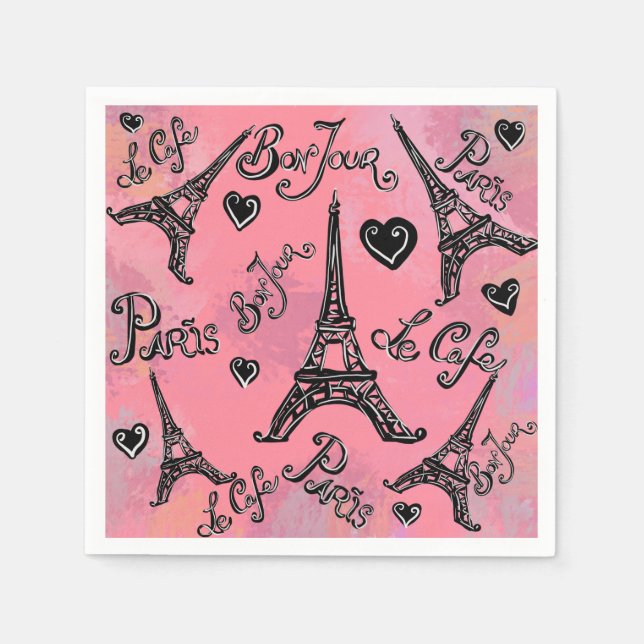 SERVIETTE EN PAPIER DACHSHING (Devant)