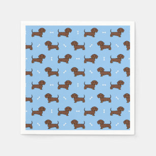 Serviette En Papier Dachshund Chien Animaux Animaux Animaux Fête d'Ann