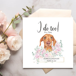 Serviette En Papier Dachshund Chien Mariage Cocktail Serviettes