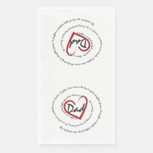 Serviette En Papier Dada - Fête des pères