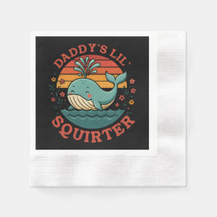 Serviette En Papier Daddy Little Whale