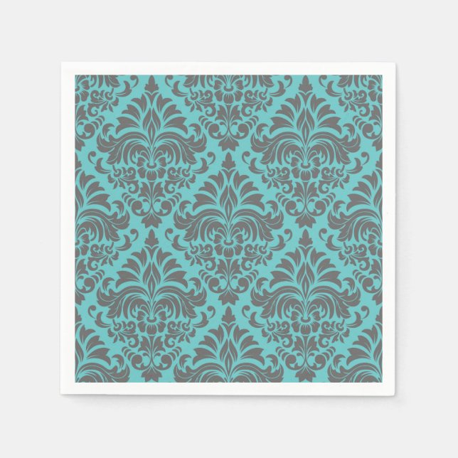 Serviette En Papier Damas (Devant)