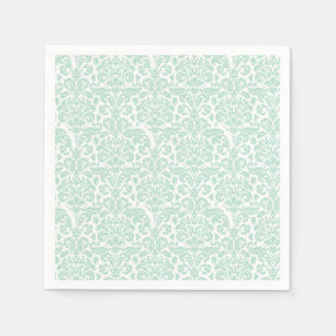 Serviette En Papier Damask Sage Green Plutôt mignon