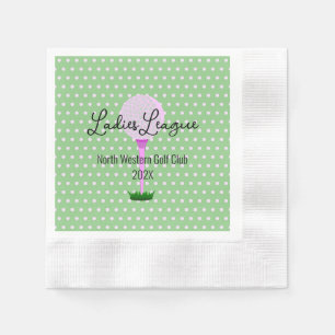 Serviette En Papier Dames Golf League Golf Party Cocktail Napkins