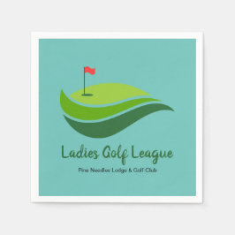 Serviette En Papier Dames Golf League Party Napkin
