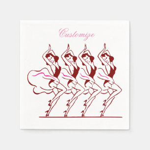 Serviette En Papier Dancing Girls Thunder_Cove