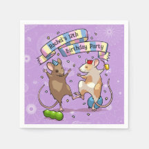 Dancing Mice Ajouter Le Nom Joyeux Anniversaire Fê