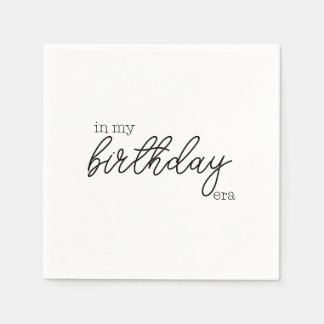 Serviette En Papier Dans Mon Anniversaire Cocktail Serviettes