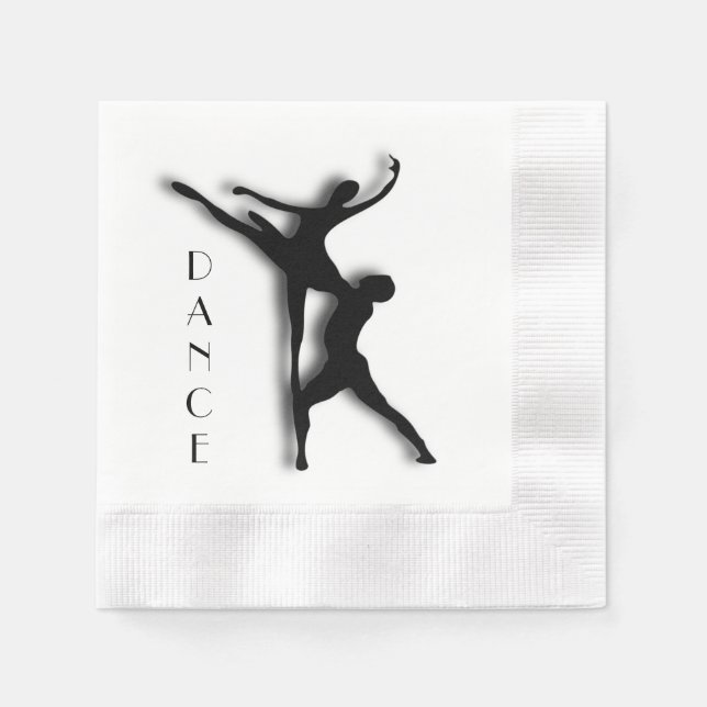 Serviette En Papier Danse (Devant)