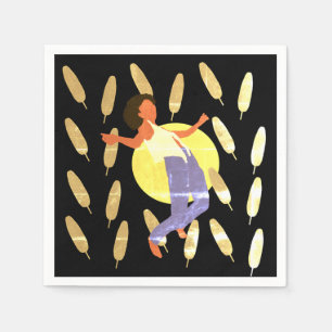 Serviette En Papier Danseur