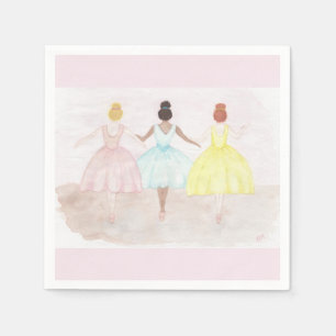 Serviette En Papier Danseurs de ballet de pointe