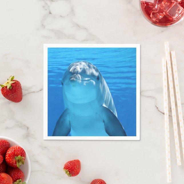 Serviette En Papier Dauphin (En situation)