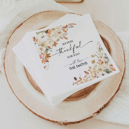 Serviette en papier de diner de Thanksgiving Citro