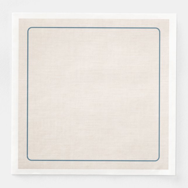 Serviette en papier de style lin pour Seder de Pâq (Devant)