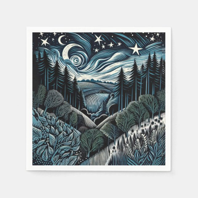 Serviette En Papier Début (Devant)