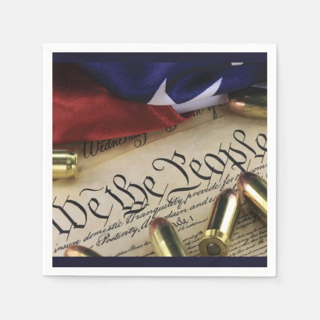 Serviette En Papier Déclaration d'indépendance (Devant)