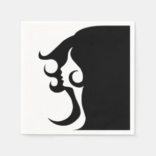 Serviette En Papier Deco mod woman