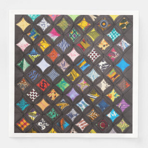 Serviette En Papier Décor de fenêtre de la cathédrale