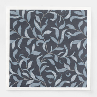 Serviette En Papier Décor de table en feuille bleue inspiré par Willia