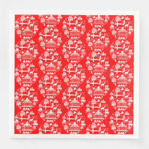 Serviette En Papier Décoration de Noël traditionnelle finlandaise