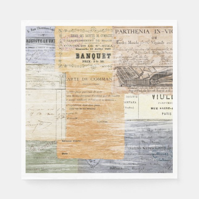 Serviette En Papier Découpage de serviettes (Devant)