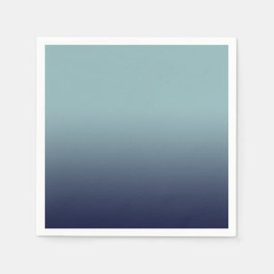 Serviette En Papier Dégradé gris-bleu.