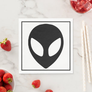Serviette En Papier Déjeuner extraterrestre de l'Alien spatial Sci Fi