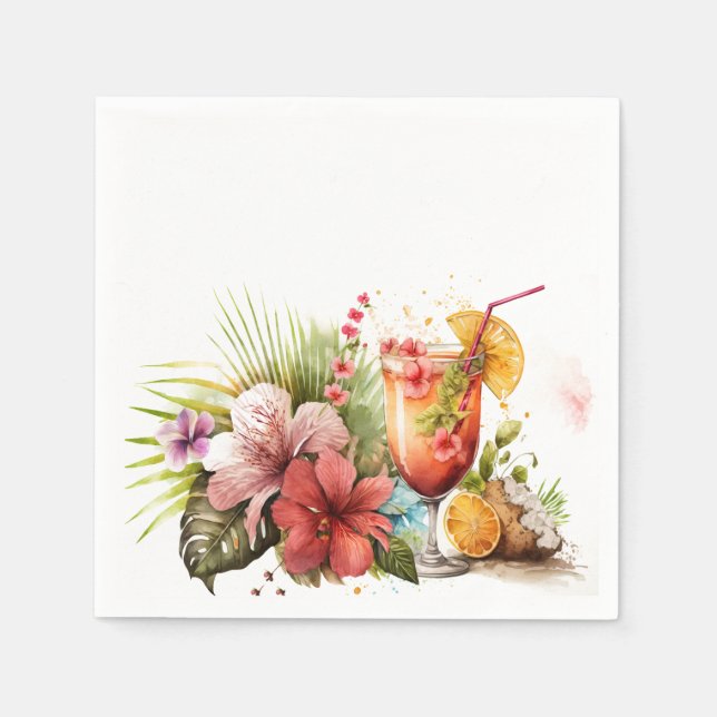 Serviette En Papier Déjeuner féminin (Devant)