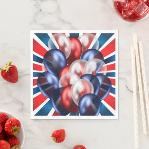 Serviette En Papier Déjeuner Patriotique 4 juillet
