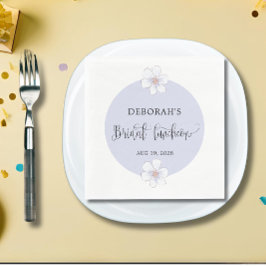 Serviette En Papier Déjeuner romantique Lilac Floral